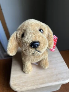 Russ Berrie Pedigree Pets Puppy Dog 4.5" Stuffed Animal Plush - Picture 1 of 7