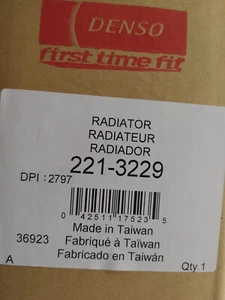 Radiator-Auto Trans DENSO 221-3229 fits 2003 Honda Accord *open box* (Z3A) - Picture 1 of 6