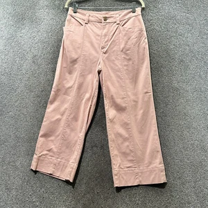 Duluth Workday Warrior Chinohose Damen 8 rosa weites Bein kurz Baumwolle bequem - Bild 1 von 13
