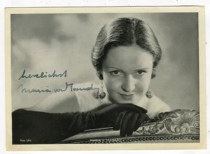 Film-Bild, Maria von Tasnady,Autogramm, Orig.signiertes Foto 13 x 18 cm, 40er - Bild 1 von 2