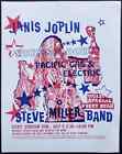 Manuel de concert Janis Joplin 1970 Steve Miller Seattle
