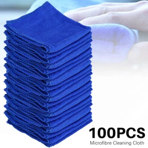 100PC Mikrofasertücher KFZ Reinigung Poliertuch Waschlappen Microfasertuch 30*30 - Bild 1 von 23