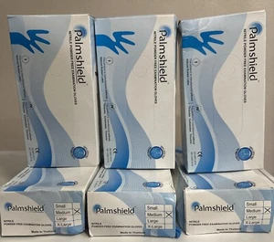Guantes de examen Palmshield azul nitrilo Power Free, 100/caja (6 de 100). - Imagen 1 de 9