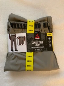 GERRY Men Convertible Pants Choose SZ & Color Relaxed Fit Belted Outdoor Hiking - Picture 1 of 35