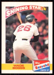 1989 Topps Bazooka Wade Boggs Boston Red Sox #3