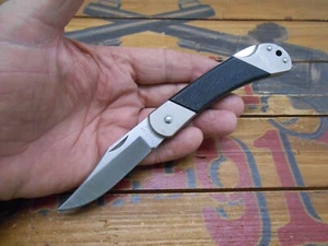 Kershaw Black Gulch 3120 Folding Knife Lockback Plain Edge Blade Japan - Picture 1 of 8