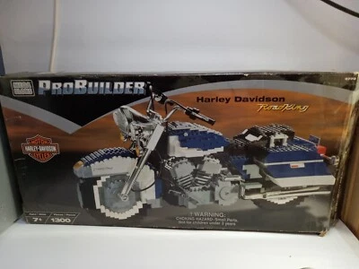 Mega Bloks Probuilder Collector Harley Davidson RoadKing Open Box No Instruction - Image 1 of 4