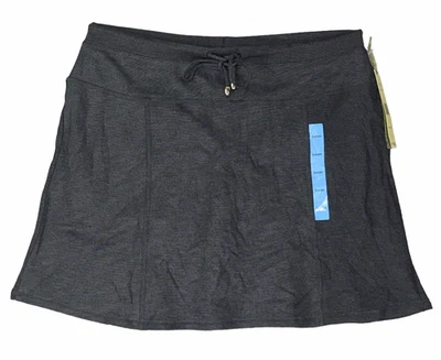 Saia Chá Verde Cordão Cintura Preta Microstripe Pickleball Ativa Grande - Imagem 1 de 4