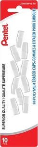 Pentel Hi-Polymer White Cap Erasers, Pack of 10 (ZEH02BP10) - Picture 1 of 2