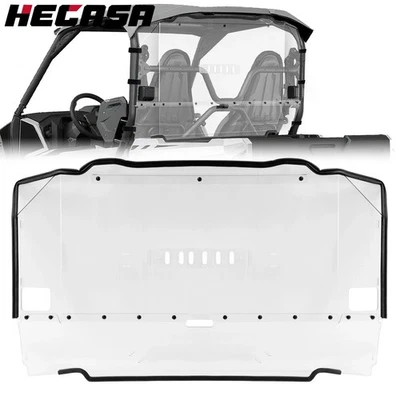 Rear Clear Windshield For 2021-2024 Yamaha Wolverine RMAX2 1000 2 Seat Only X2 Foto 1 de 4