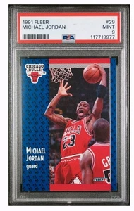 💥1991-92 Fleer Michael Jordan PSA 9 Chicago Bulls #29 💥 - Bild 1 von 3
