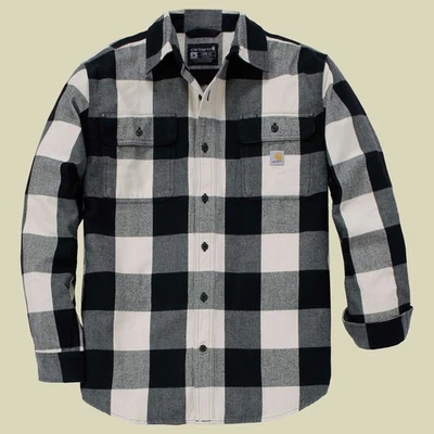 Carhartt Loose Fit Heavyweight Flannel Long-Sleeve Plaid Shirt Hemd