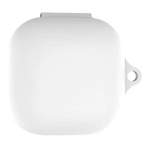 Pure Color Silicone Earphone Protective Case with Hook For Beats Fit Pro(White) - Foto 1 di 1