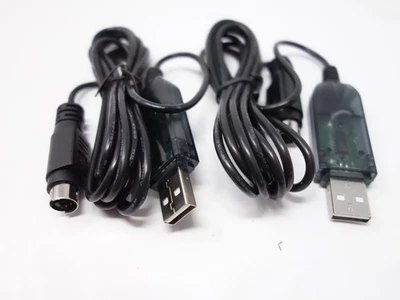 Jamara -2 Ladekabel- runde Ladebuchse mit 4 Pins - z.B. für Lama 2 - neu - Bild 1 von 2