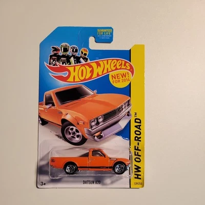 Hot Wheels Datsun 620 2014 camioneta pickup naranja HW todoterreno Hot Trucks 139/250 A27 Foto 1 de 2