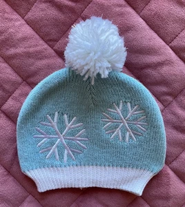 So'dorable Gorro Bebé Infante 6-12 meses Azul con Copos de Nieve Nuevo con Etiquetas - Imagen 1 de 2