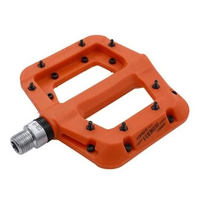  Pedales MTB Pedales Bicicleta de Montaña 3 Rodamientos Antideslizantes Naranja 3 Rodamientos Foto 1 de 4