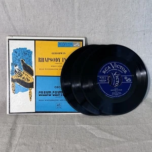 Andy Warhol Cover Art - Gershwin: Rhapsody & Grofe: Grand Canyon 7” Box Set (EX) - Picture 1 of 11
