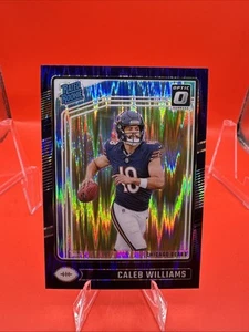 2024 Donruss Optic Caleb Williams Purple Shock Bears Rookie Clean #201 - Bild 1 von 2