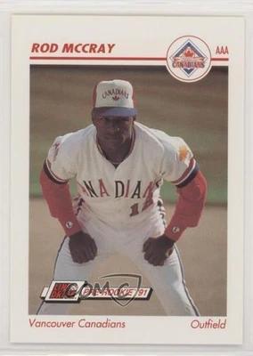 1991 Line Drive Pre-Rookie AAA Rodney McCray #641 RC - Image 1 of 2
