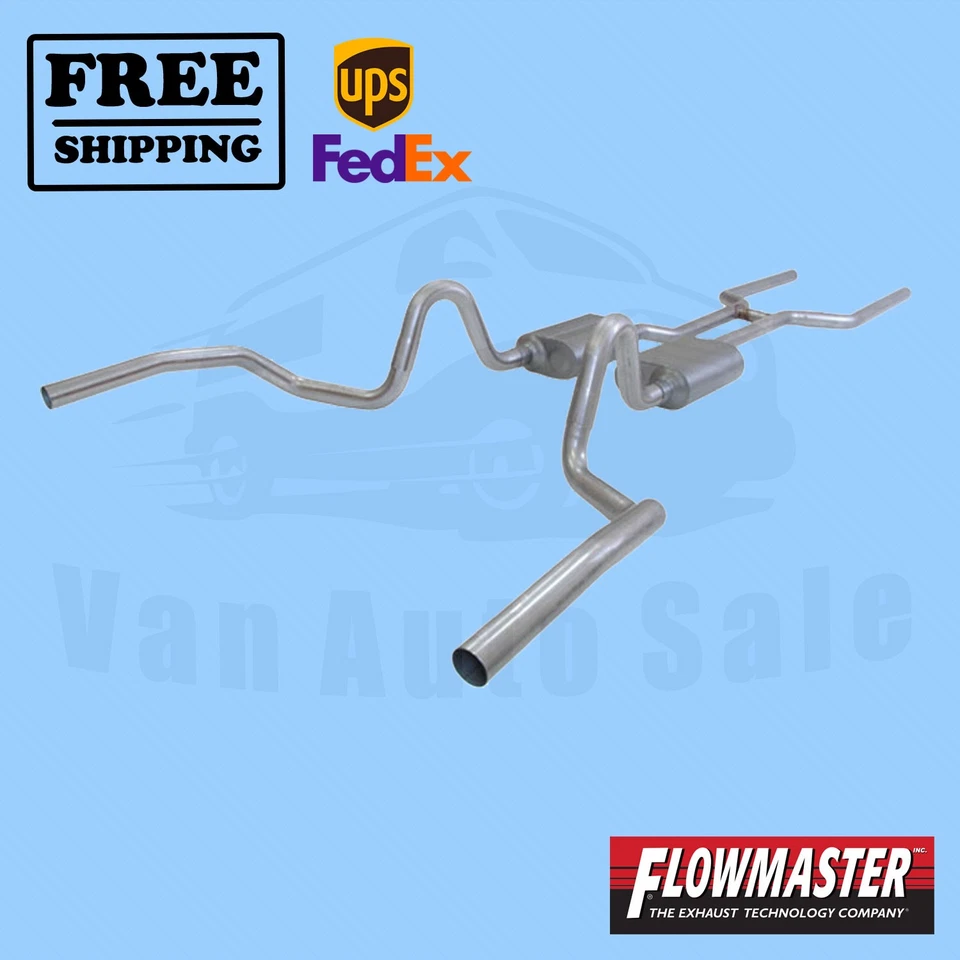 Kit de sistema de exaustão FlowMaster para 1968-1972 Pontiac Grand Prix - Imagem 1 de 3