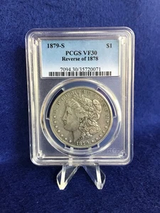 1879-S Reverse Of 1878 Morgan Silver $1 Dollar *PCGS VF30 Very Fine* REV OF 78 - Picture 1 of 4