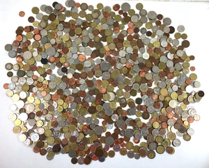 Job Lot 2.5kg+ Numismatist Unsorted Mixed British/International/Antique Coins - Picture 1 of 15