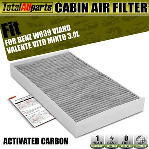 Cabin Air Filter for Mercedes Benz W639 Viano Valente Vito Mixto 2003-2015 2.2L - Picture 1 of 9