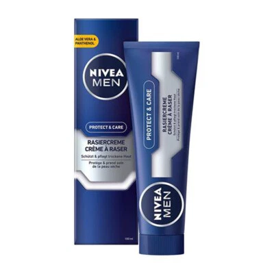 RASIERSCHAUM-GEL Nivea for Men Rasiercreme schützt und pflegt die Haut 100ml 4er Pack