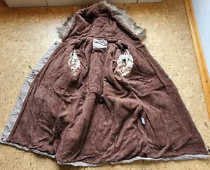 Damen Parka Winterjacke Beige Teddyfell Kapuze M NEU - Bild 1 von 7