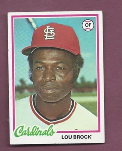 1978 TOPPS #170 LOU BROCK CARDINALS HOF .99 SHIP X933 - Picture 1 of 2