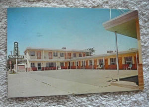 Casper WY Wyoming - Hotelreisender L - 1960er Motel vollfarbige Postkarte - verschickt - Bild 1 von 2