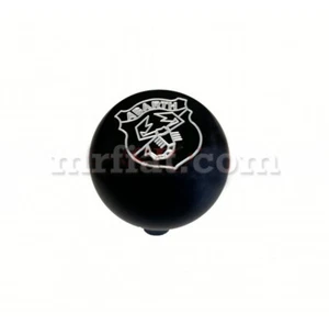 Pomo cambio Fiat 500 Abarth metal negro nuevo - Imagen 1 de 1