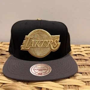 NBA Los Angeles Lakers Mitchell & Ness Adult SnapBack Gold Foil XL Lakers Logo - Bild 1 von 6