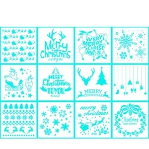 Cake Molds Christmas DIY Baking Cake Stencils Templates Wedding Birthday Durable - Picture 1 of 16