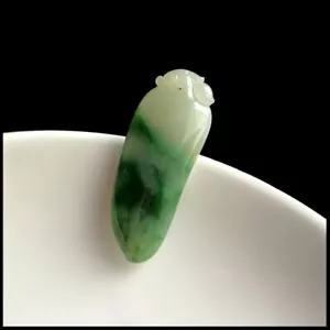【KATHY JADE】【Mejor Compra】Esmeralda con Colgante de Jadeíta Melón Verde Oscuro《Grado A》 - Imagen 1 de 1