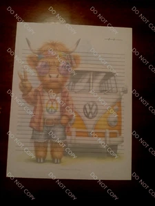 Cute Hippie 25 Sheets Lined Stationary writing paper pen pal, mail Size 8 1/2x11 - Picture 1 of 23
