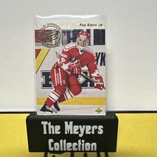 Paul Kariya 1992 Upper Deck Rookie Card-World Junior Championships 586🔥