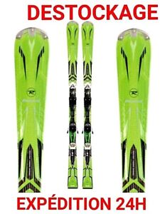 ski adulte occasion ROSSIGNOL"PURSUIT 14" taille:156cm + fixations-PETIT BUDGET 