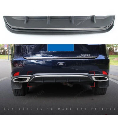 Kit de carrocería difusor de labios para parachoques trasero plateado ABS para Lexus RX200t RX450h 2019-2021 Foto 1 de 4