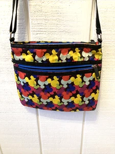 Walt Disney Mickey Mouse Geldbörse Umhängetasche 5 Taschen - Bild 1 von 9