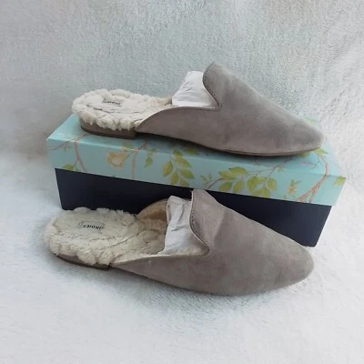 Size 9.5 Women's Birdies The Phoebe Taupe Gray Slip On Loafer Shoes - Image 1 of 4