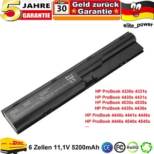 Akku PR06 für HP ProBook 4330s 4331s 4430 4430s 4431s 4435s 4446s 4530 4530s - Bild 1 von 11
