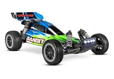 TRAXXAS BANDIT 2WD BUGGY 24054-61 GRN Automodello Elettrico Telecomandato Brushe - Immagine 1 di 4