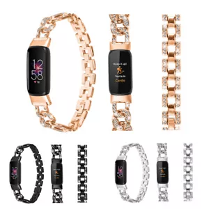 Cinturino Orologio Acciaio Inox Cinturino Maglia Metallo Bracciale Sostituzione per Fitbit Luxe - Foto 1 di 32