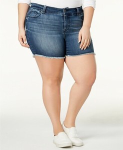 Celebrity Pink Blue Plus Size Shorts 