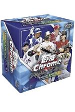 2023 Topps Chrome Sapphire Edition Baseball Factory Sealed Box In hand
