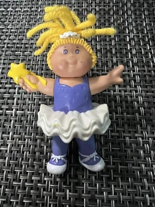 McDonalds Toy 1992 Cabbage Patch Ballerina Purple White Tutu Ali Marie Dancer - Picture 1 of 3