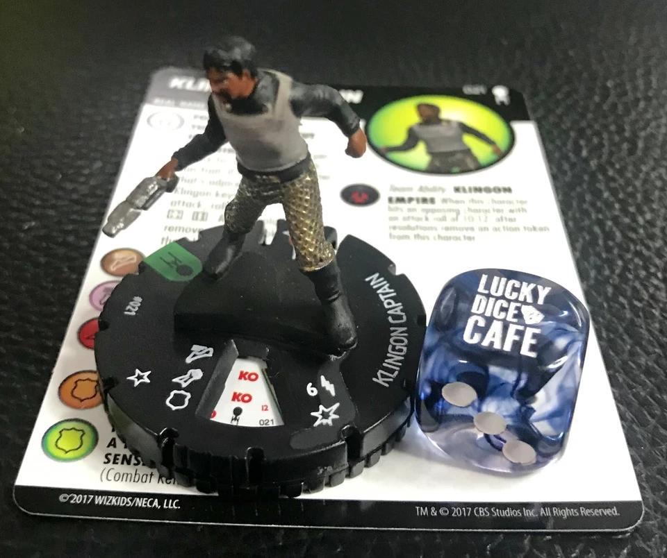 Heroclix Wizkids Star Trek Away Team 021 Klingon Captain Uncommon - Image 1 of 1
