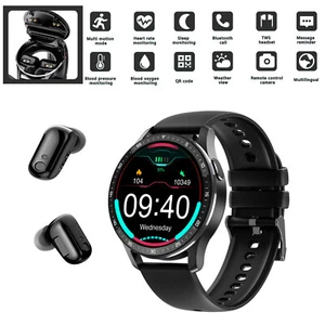 Do iPhone Android Smart Watch z słuchawkami dousznymi Bluetooth Fitness Tracker wodoodporny - Zdjęcie 1 z 23